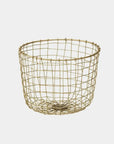 Round Wire Basket Fog Linen
