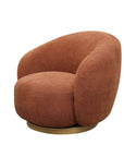Rust Swivel Chair Hawthorne Group