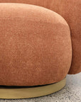 Rust Swivel Chair Hawthorne Group