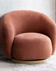 Rust Swivel Chair May Time