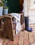 Rustic Magazine Holder Stool French Country Collections