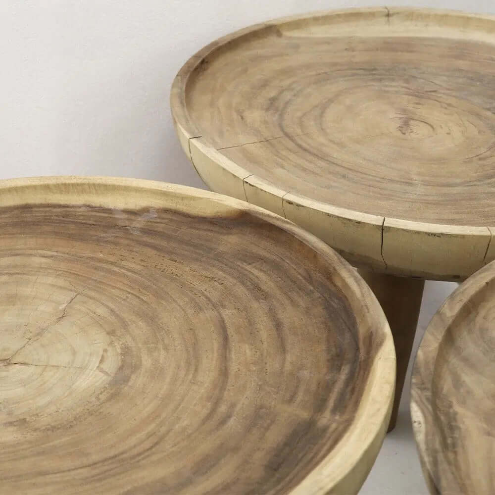 Safari Black Round Coffee Table Hawthorne Group