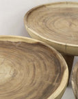 Safari Black Round Coffee Table Hawthorne Group