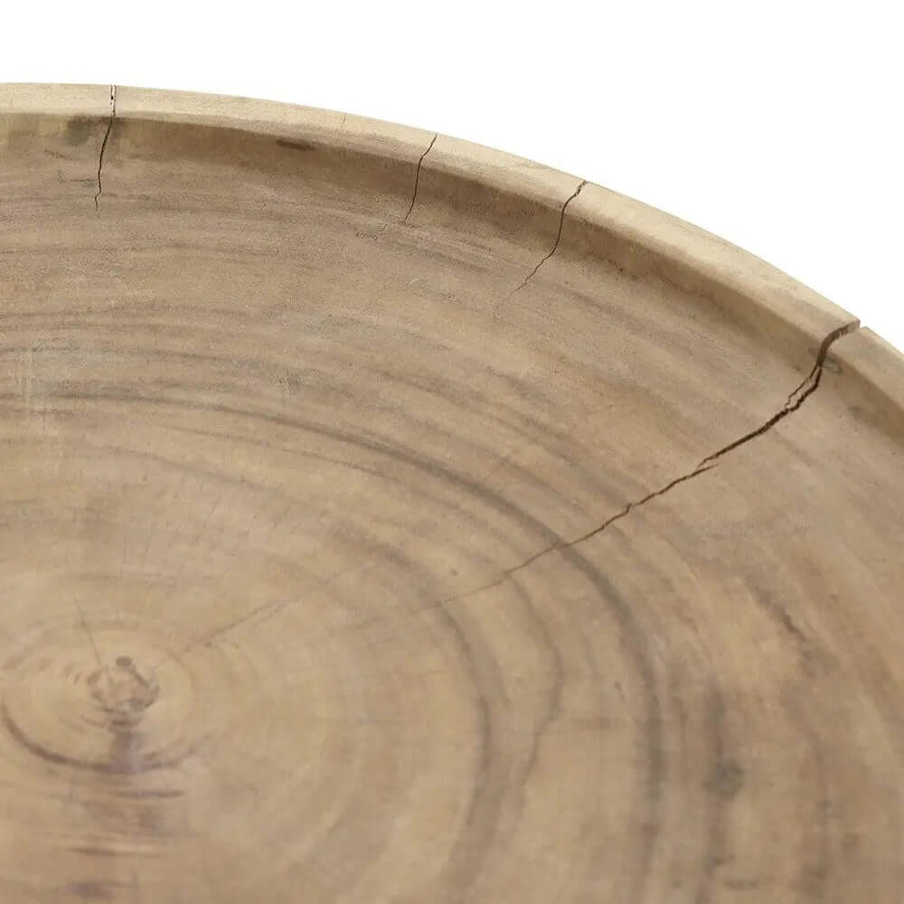 Safari Black Round Coffee Table Hawthorne Group