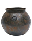 Sahar Large Round Iron Planter Hawthorne Group