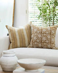 Salta Floral Marigold Cushion Cover French Country Collections