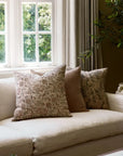 Savannah Floral Handblock Cushion Cover French Country Collections