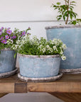 Sea Blue Plant Pot French Country Collections
