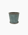 Sea Blue Plant Pot and Saucer French Country Collections