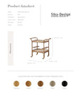Sika Carlo Rattan Trolley Antique May Time