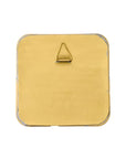Square Brass Framed Mirror Fog Linen