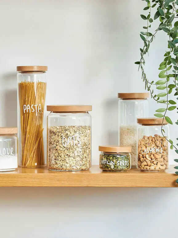 Storage Jar with Wooden Lid Città