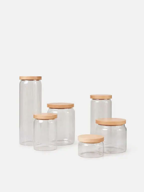 Storage Jar with Wooden Lid Città