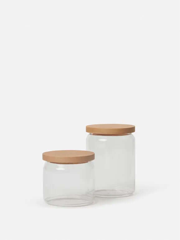 Storage Jar with Wooden Lid Città