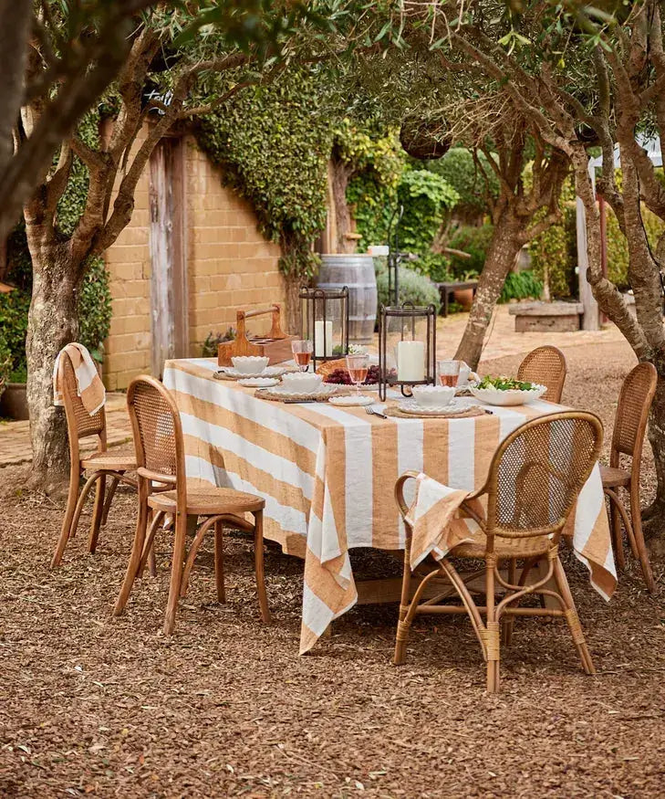 Striped Tablecloth French Country Collections