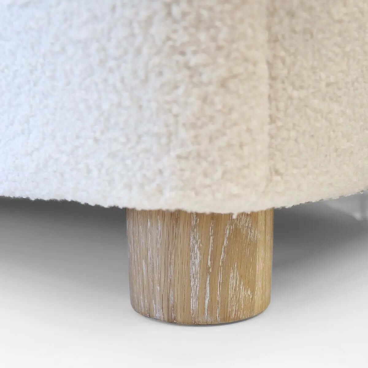 Teddy Cream Shearling 3 Seater Sofa Hawthorne Group