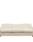 Teddy Cream Shearling 3 Seater Sofa Hawthorne Group