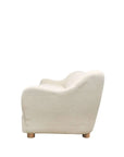 Teddy Cream Shearling 3 Seater Sofa Hawthorne Group
