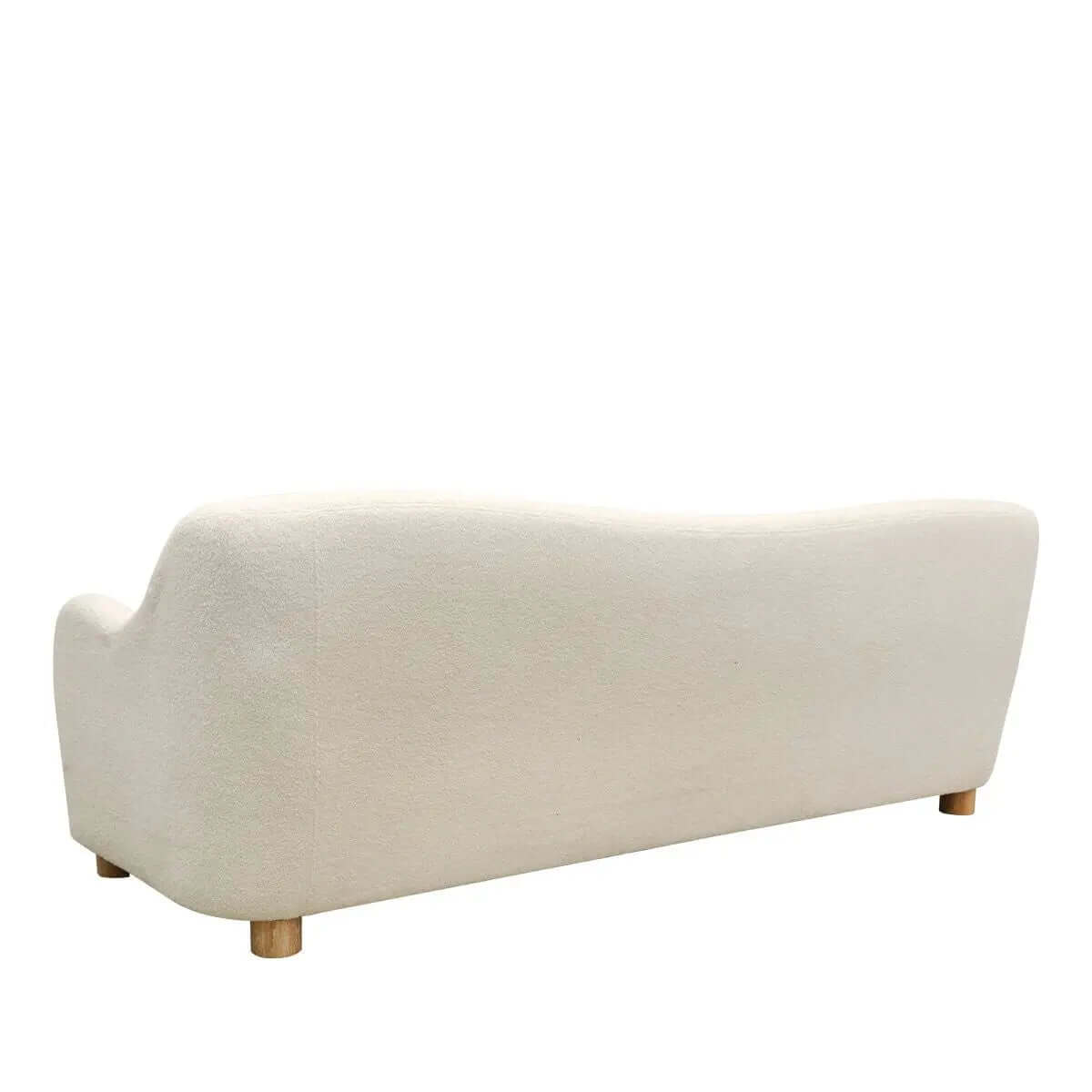 Teddy Cream Shearling 3 Seater Sofa Hawthorne Group