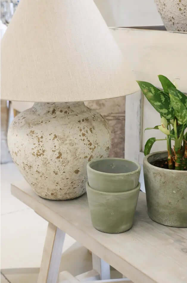 Tuscan Style Stone Lamp CC Interiors