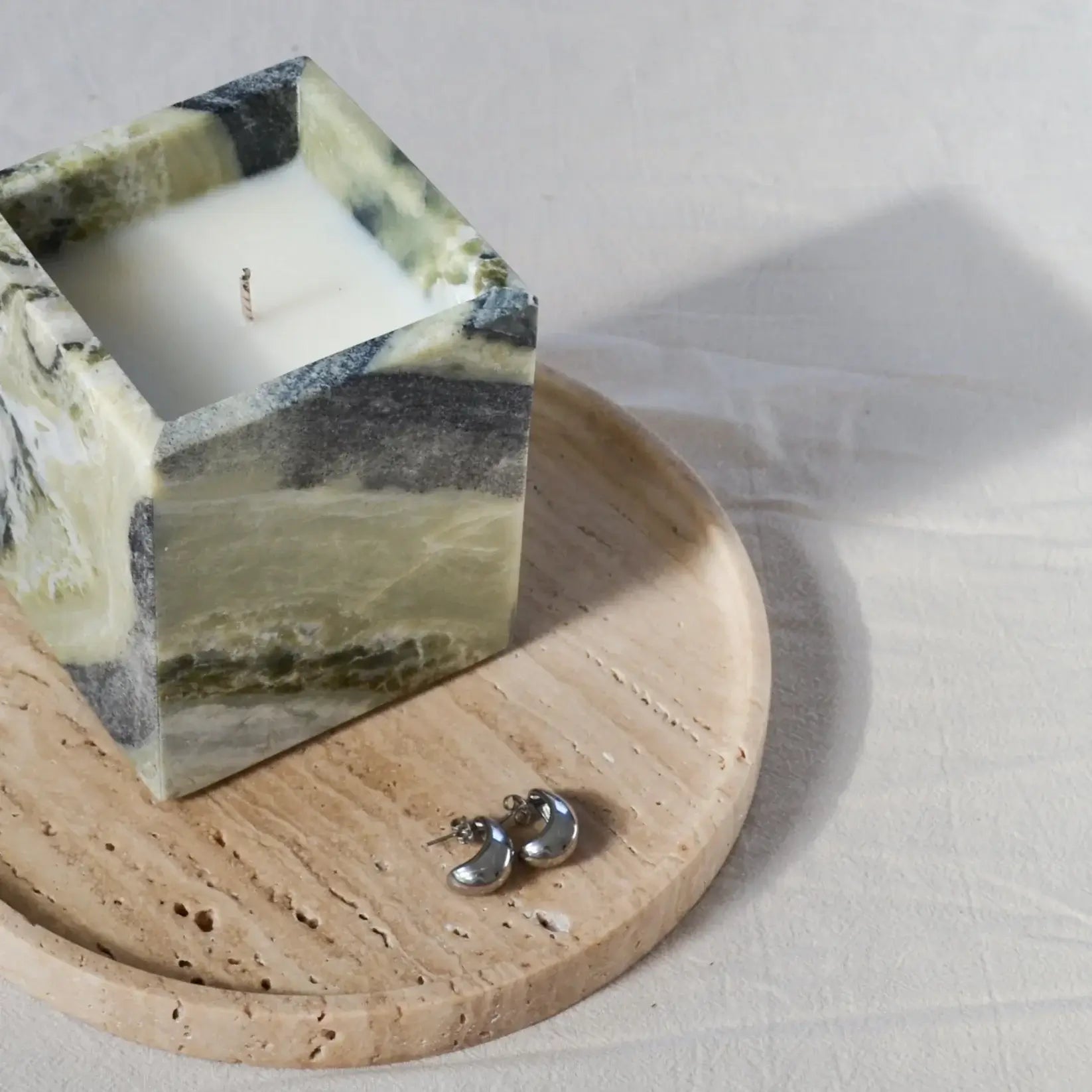 Dawn Candle | Matcha Green | French Pear - Marmaduke Shoppe
