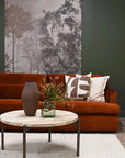 Velvet Gingerbread Sofa May Time