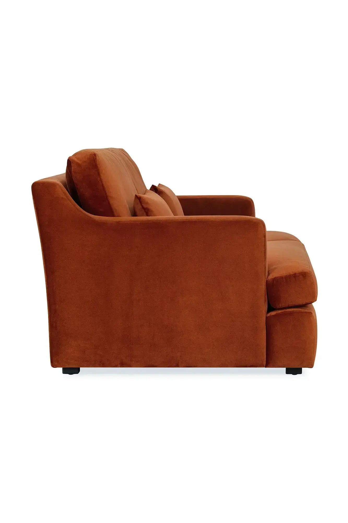 Velvet Gingerbread Sofa May Time
