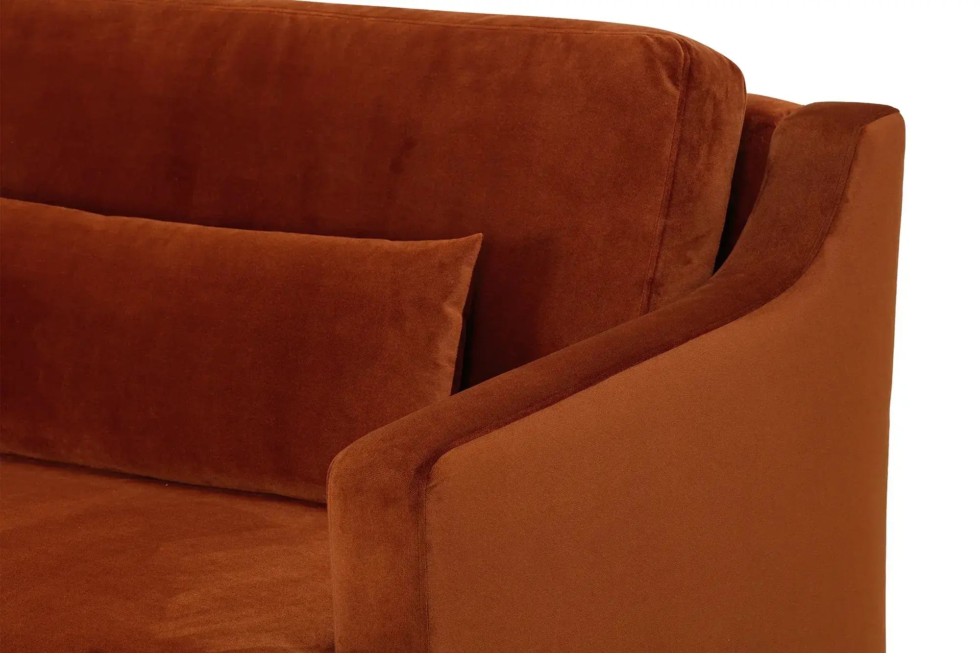Velvet Gingerbread Sofa May Time