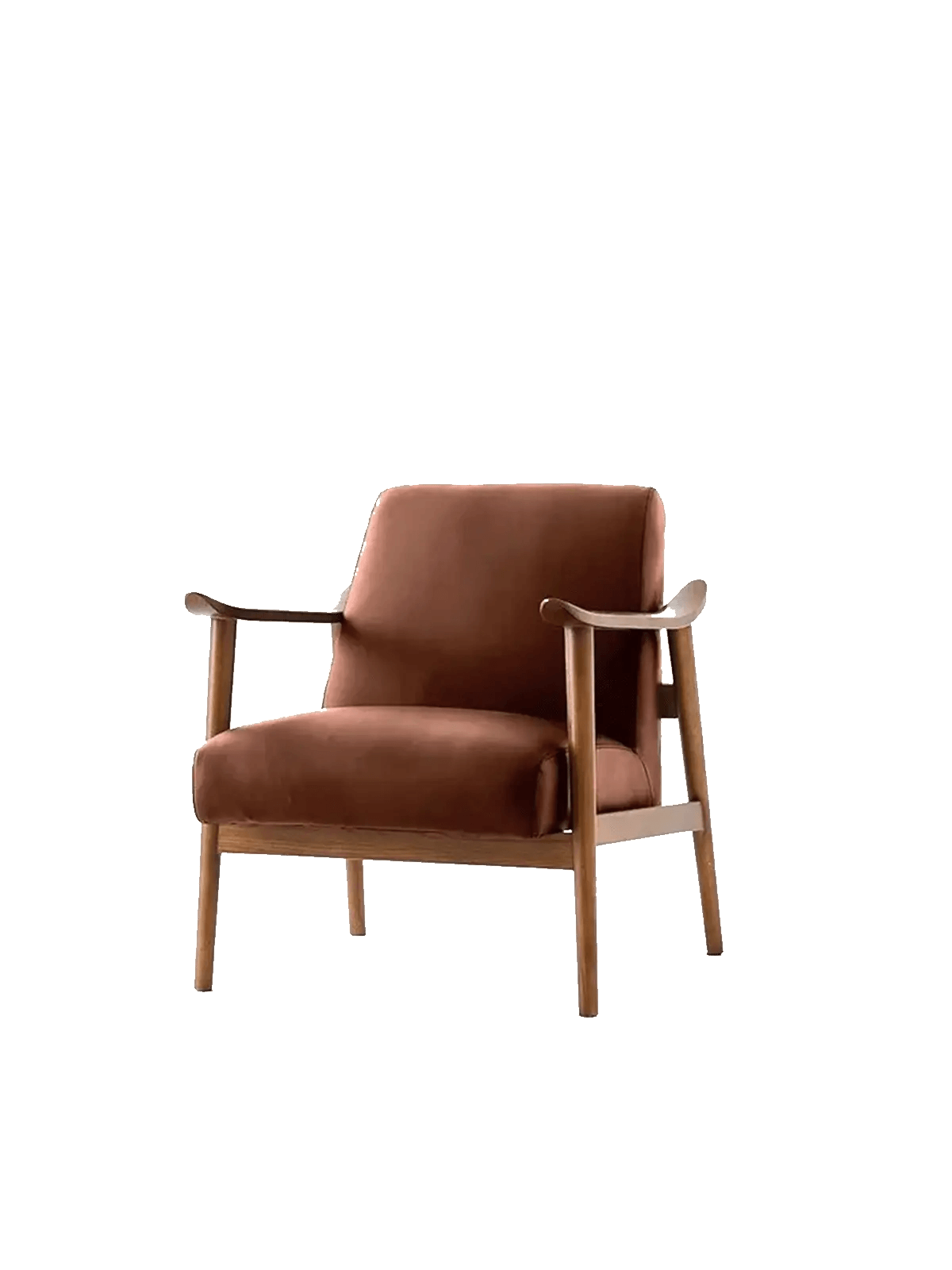 Viggo Mid-Century Leather Chair Marmaduke Shoppe