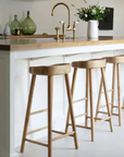 Odessa Natural Oak Bar Stool CC Interiors