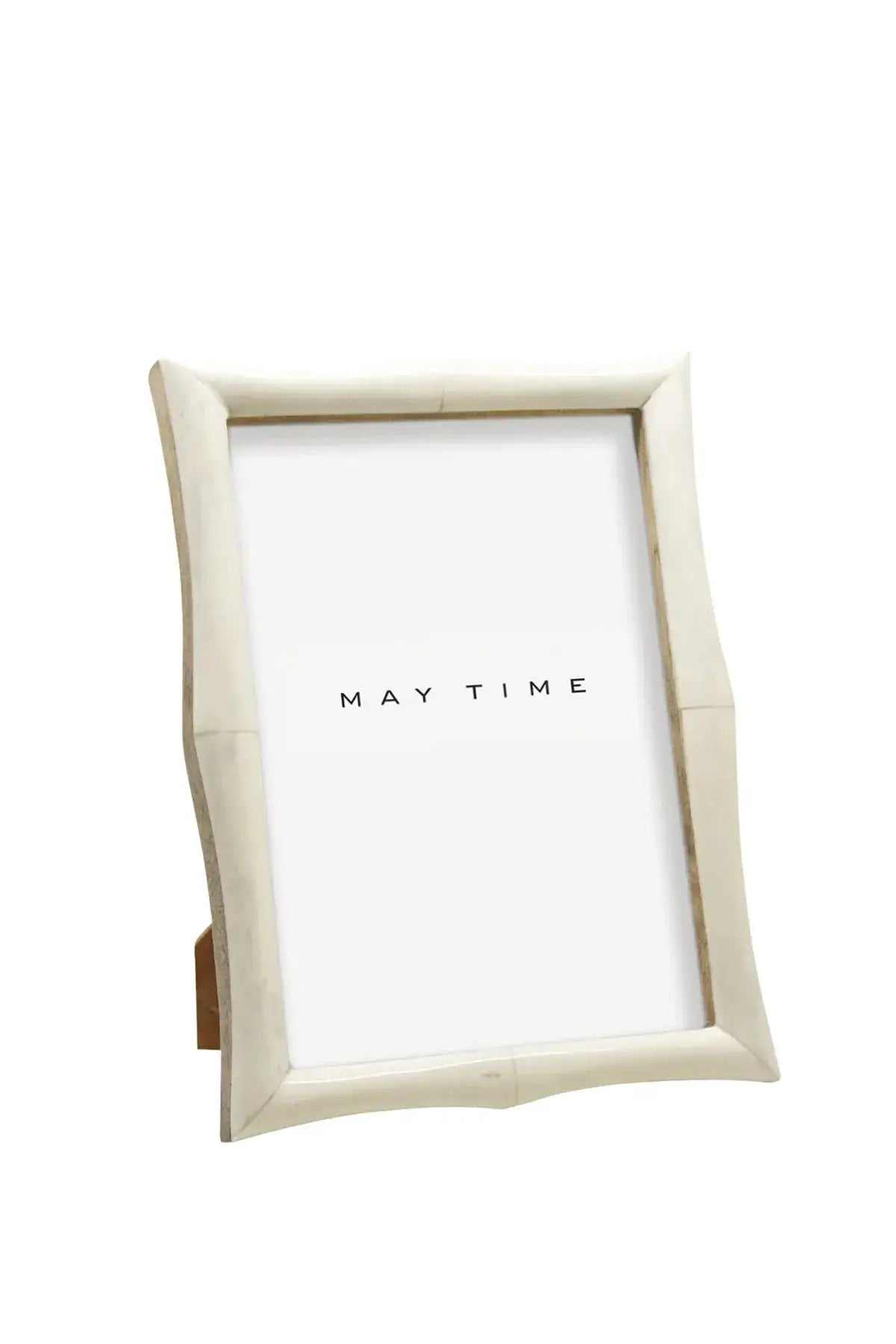 Wavy Cream Bone Frame May Time
