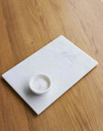 White Marble Rectangle Board Città