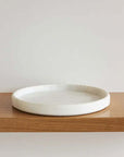 White Marble Round Tray Città