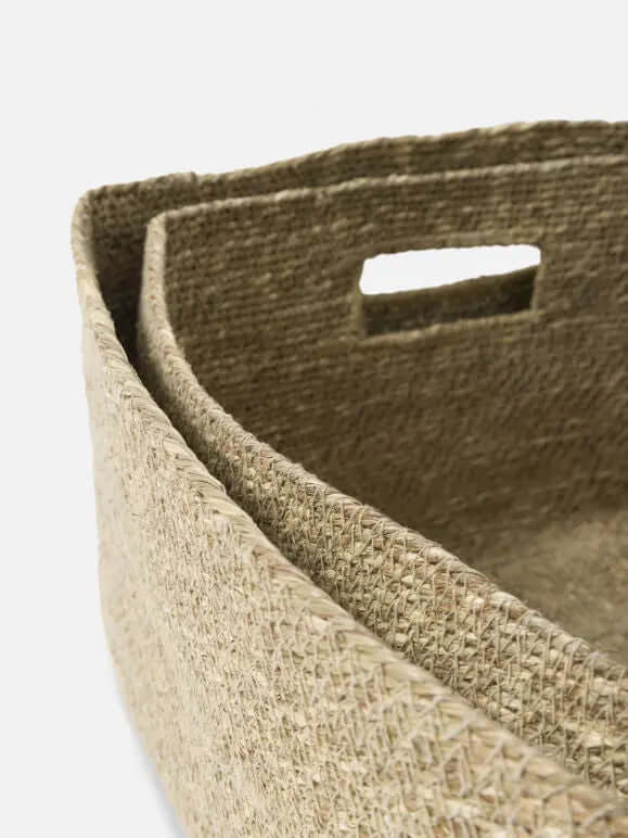 Woven Storage Basket Set/2 Città