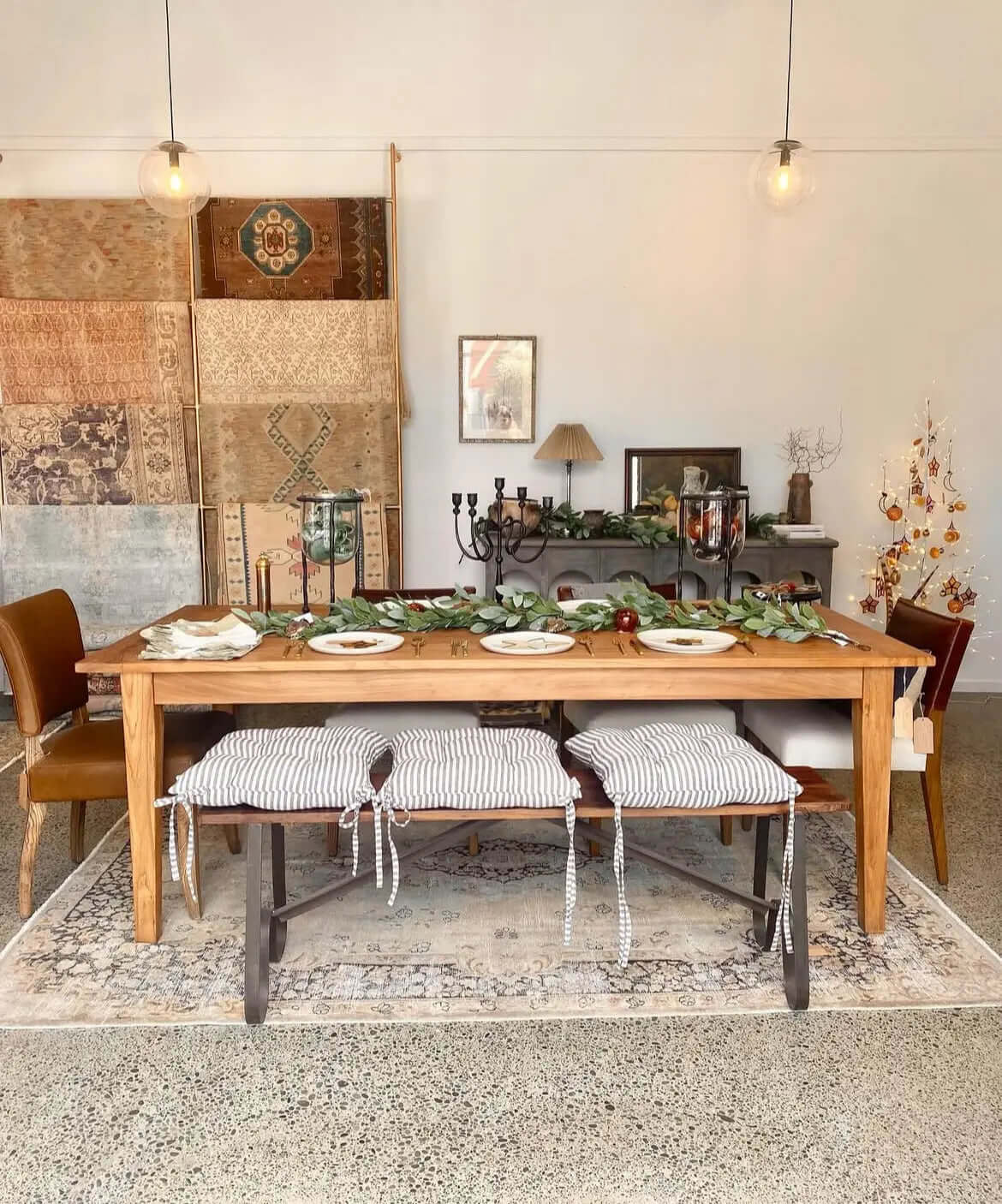 Zoe Elm Dining Table Hawthorne Group