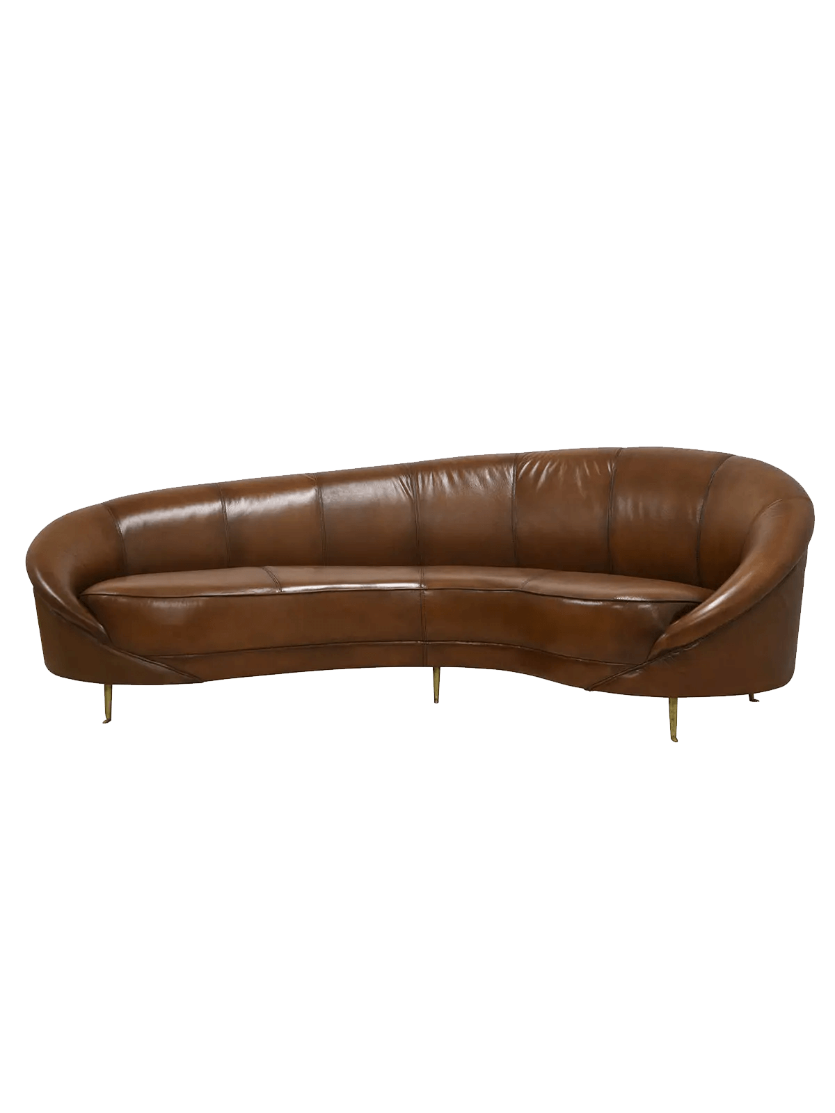 Pure Jane Light Brown Leather Sofa May Time