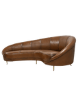 Pure Jane Light Brown Leather Sofa May Time