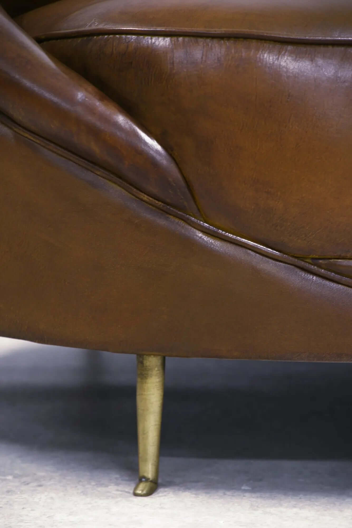 Pure Jane Light Brown Leather Sofa May Time