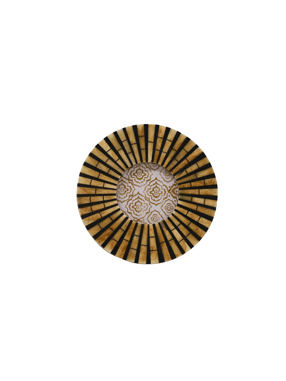 Sunburst Black & Gold Photo Frame May Time