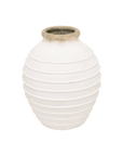 Tuscan Ridged White Pot My Store