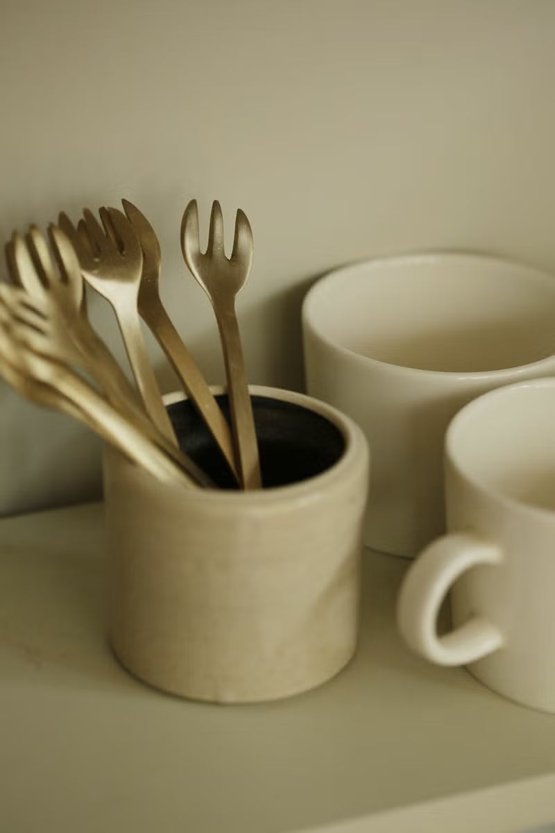 Brass Dessert Fork