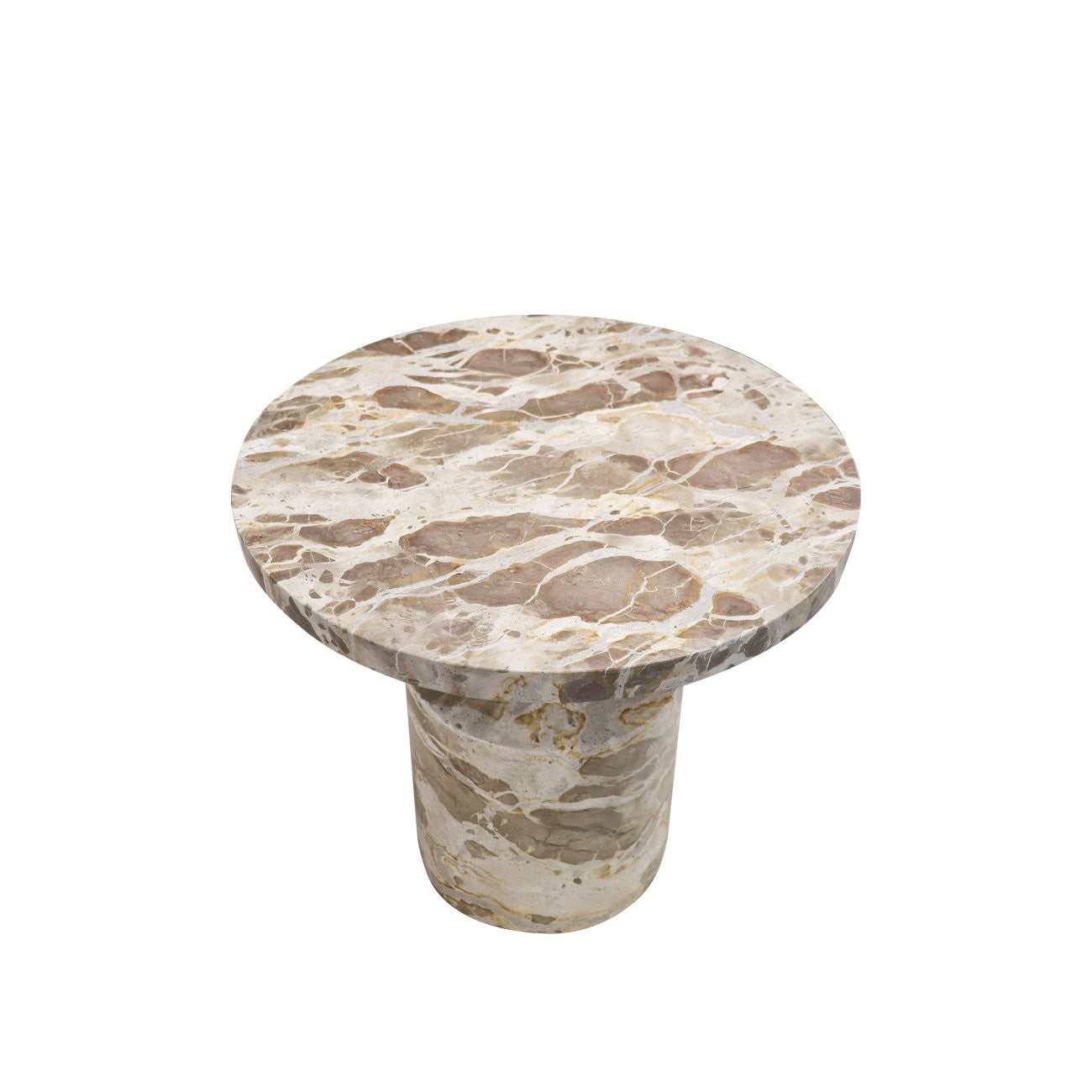 Boracay Beige Side Table - Marmaduke Shoppe