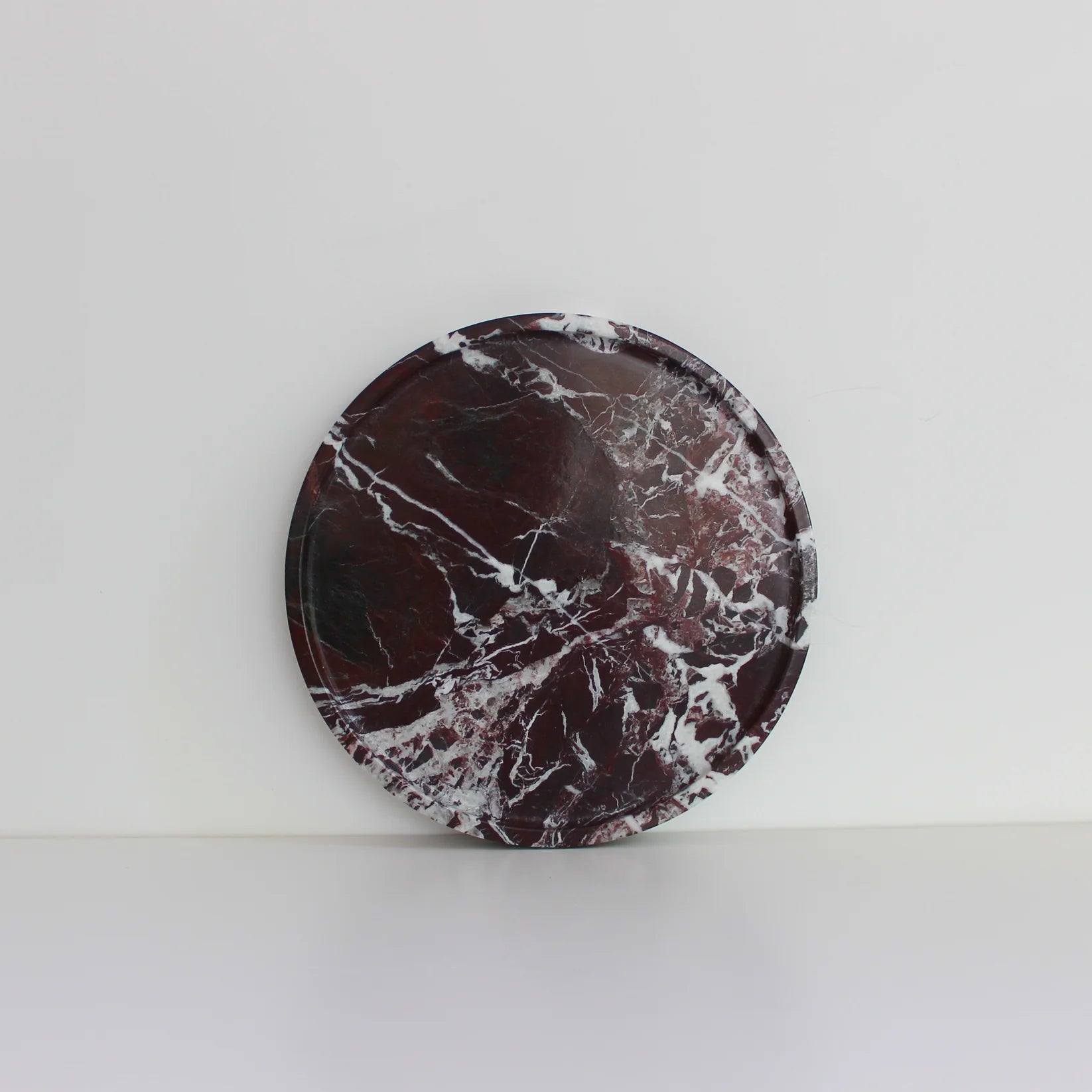 Riviera Marble Platter | Rosso Levanto