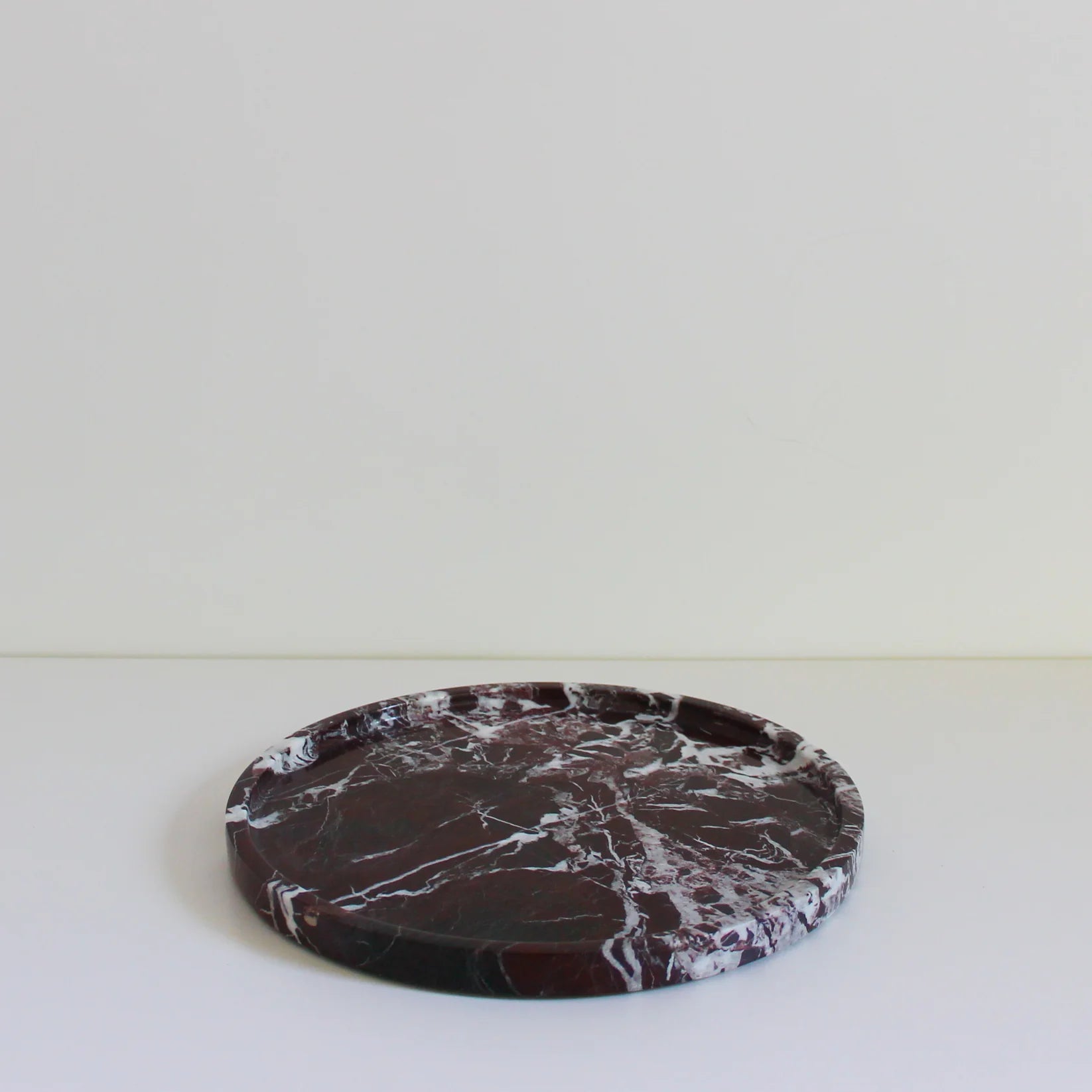 Riviera Marble Platter | Rosso Levanto