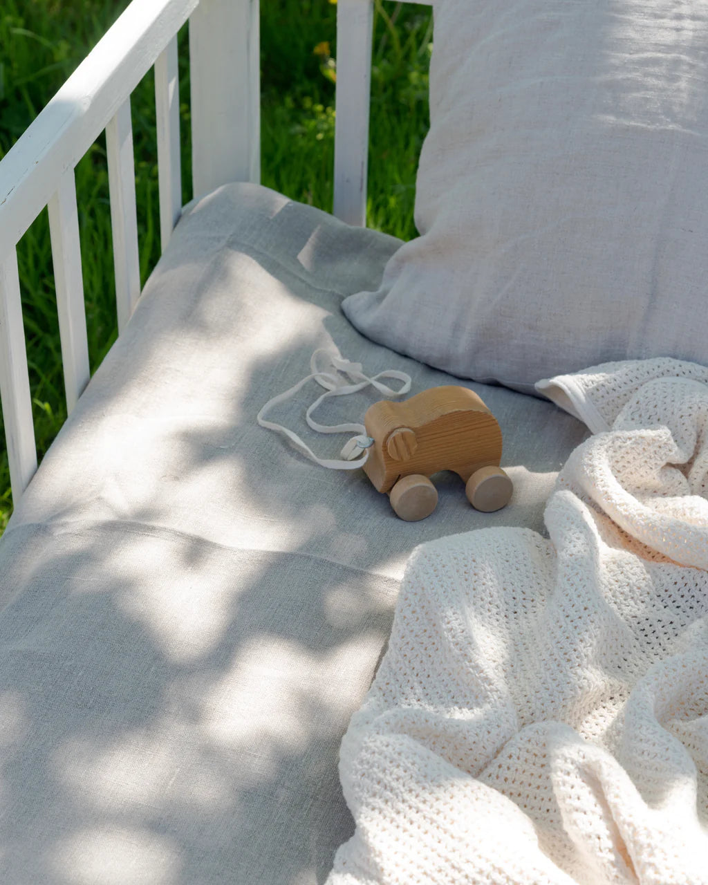 Fog Linen Baby Blanket