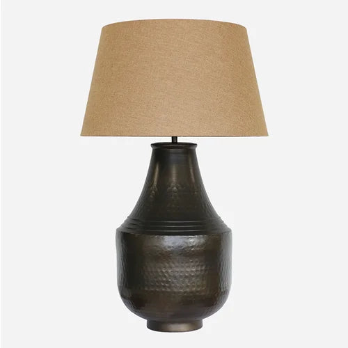 Marrakesh Urn Lamp Base in Dark Antique Brass Finish
