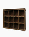 Wooden Cubby Wall Shelf Large