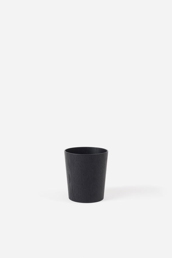 Oku Black Rubbish Bin