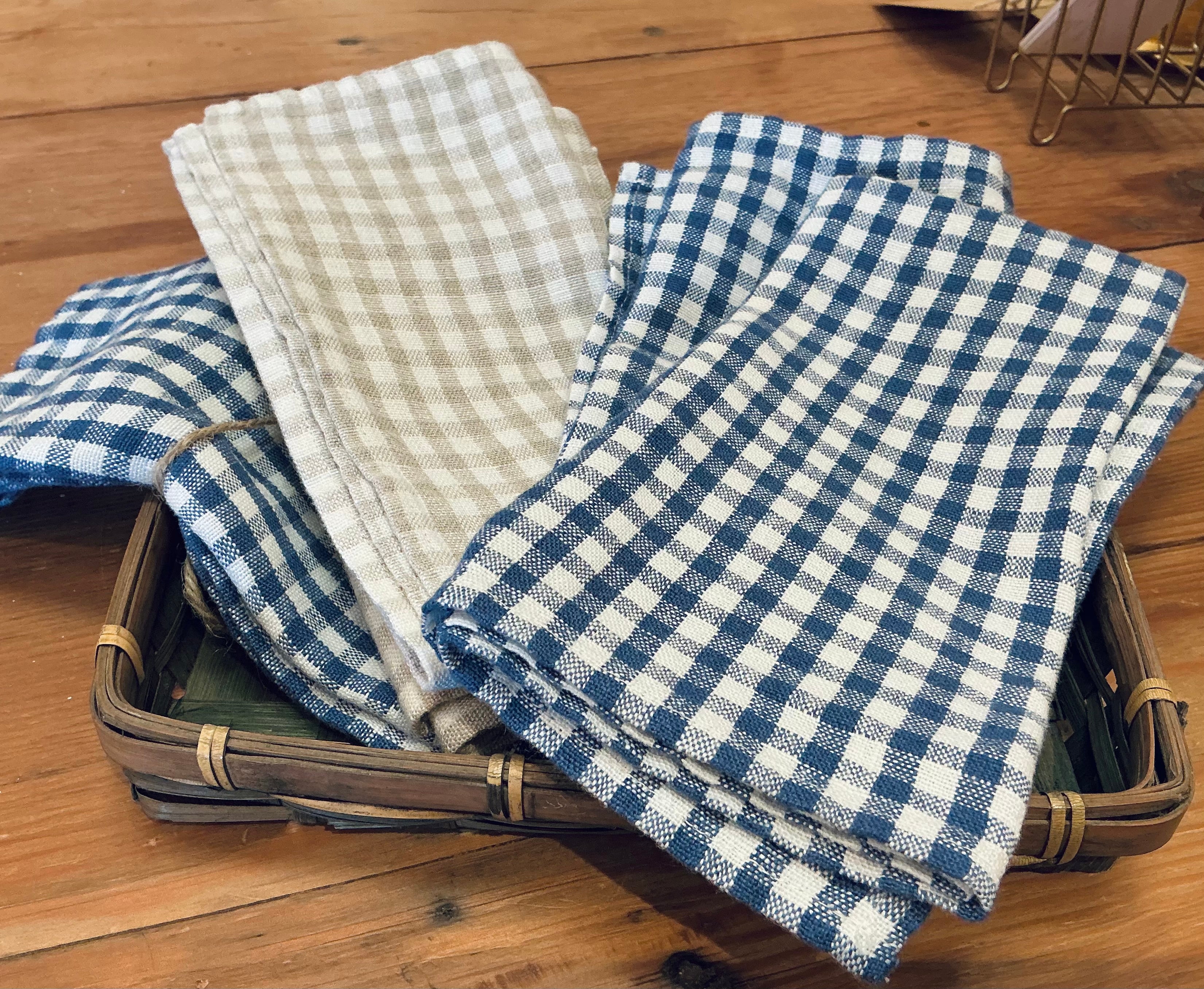 Gingham Linen Napkin