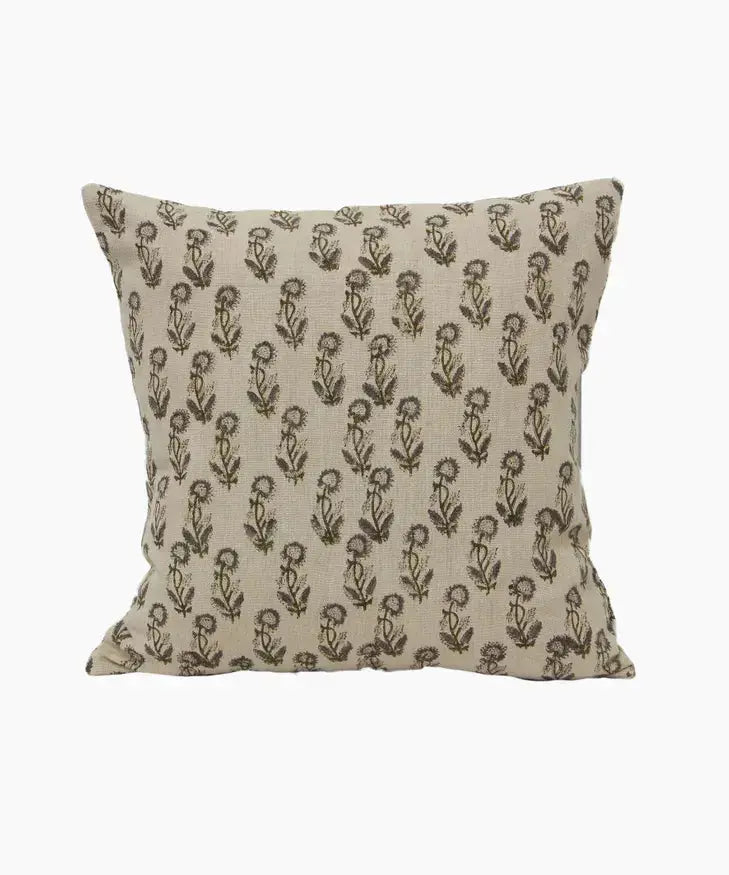 Liliana Floral Handblock Cushion Cover French Country Collections